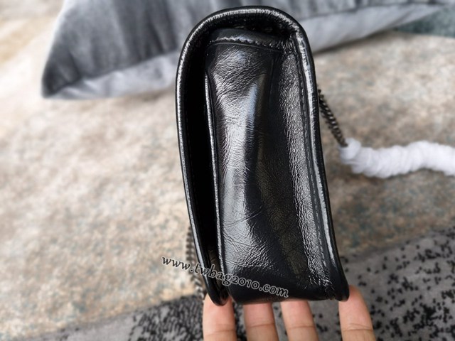 YSL专柜款女包 聖羅蘭經典款原廠皮nikichainwallet鏈條小挎包 YSL肩背斜挎包 583103  jjh1001